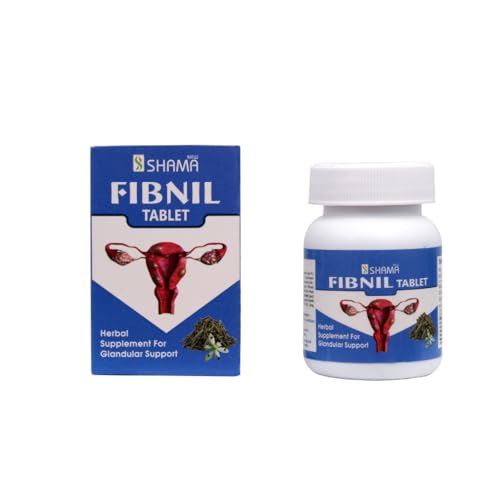 New Shama Ayurvedic Fibnil tablet for Regulates Periods and Helps in dissolving ovarian cyst| Solution for Fibroids 60 Tablets