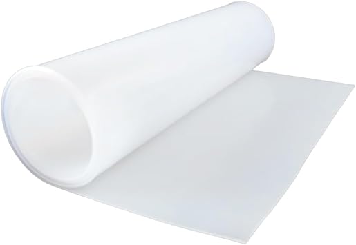 Silicone Rubber Gasket Sheet 500x500mm 0.5-5mm Thick High Temperature Resistant Flexible Translucent Sealing Material for DIY Crafts Home Repair Industrial Use500mm*500mm*1.5mm