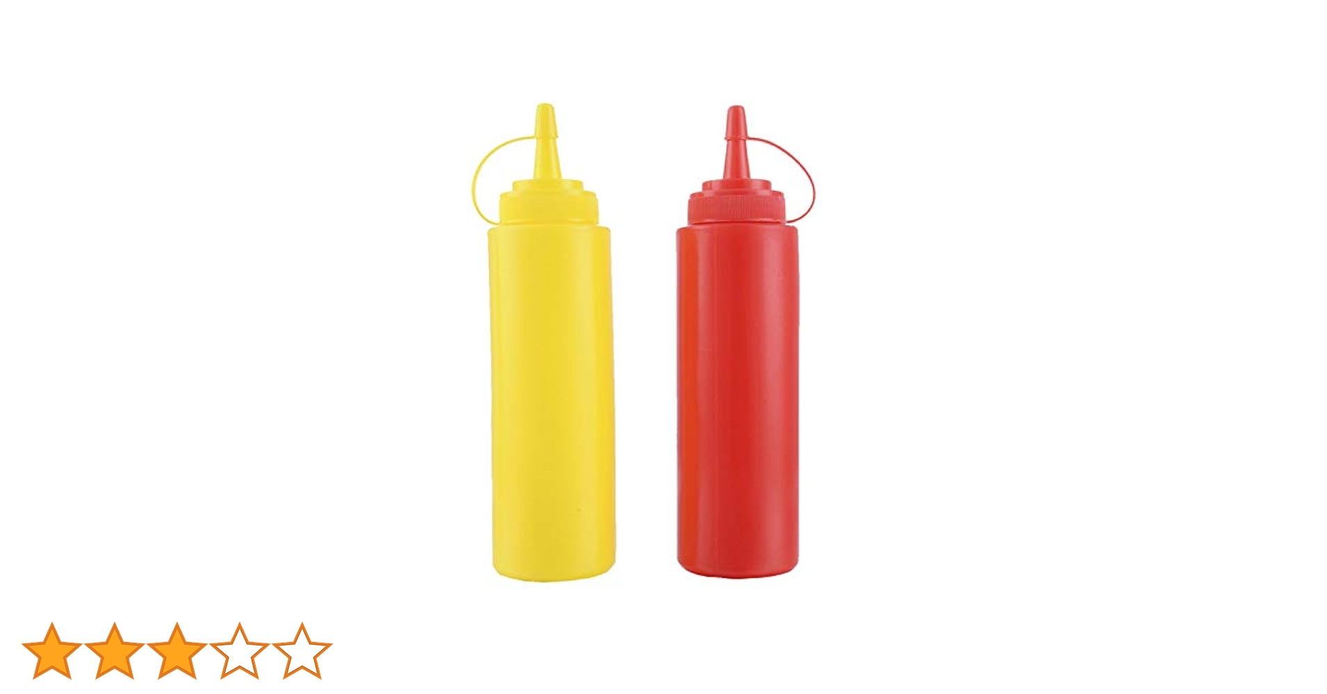 Amazon｜ツイストオンキャップリッド付きプラスチックスクイーズ