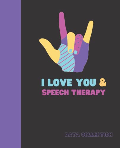 SLP DATA TRACKER | Speech Therapy Data Notebook: 7.5 x 9.25 " | 100 Pages | Data Tracking Templates