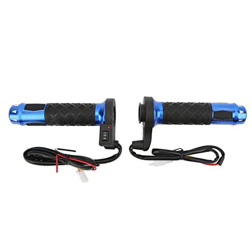 Mango Calefactable Para Motocicleta, 1 Par De Empuñaduras Eléctricas Calientes De 12 V, 2,2 Cm/0,87 Pulgadas, Manillar Cálido Ajustable Para Motocicleta De Aleación De Aluminio Para Motocicleta ATV