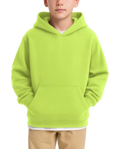 JustBlanks Youth Hoodies for Boys Girls Fleece Sweatshirt Children Pull on Hoody sweatshirt Youth Hooded Sweatshirt