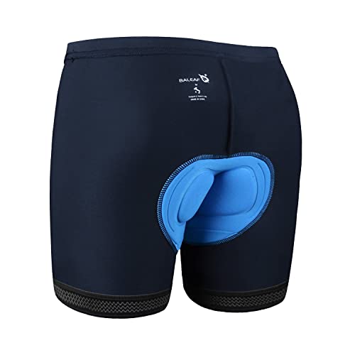BALEAF Shorts de bicicleta masculinos 3D acolchoado roupa íntima de ciclismo com enchimento antiderr
