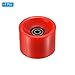 PATIKIL 70mm 78A Longboard Wheels with Black ABEC-9 Bearings, 4 Pack Soft Cruiser Wheels Street Wheels for Skateboards Skateboard Wheel PU, Red
