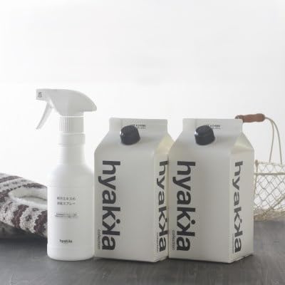 石けん百貨 柿渋エキスの消臭スプレー(本体×1&詰替用×2パック)