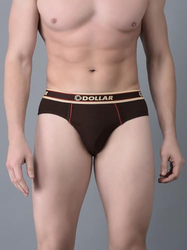 Image of Dollar Bigboss Men's Solid Cotton Brief (Colour May Vary)