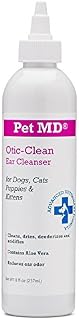 Pet MD Otic Clean Dog Ear Cleaner for Cats and Dogs - Effective