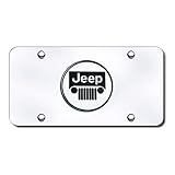 Auto Gold JEECC Jeep Logo Chr/Chr Plate