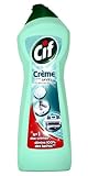 Cif Crème À Récurer Nettoyant Multi Surfaces avec Javel, élimine 100% des tâches, dégraissant 750ml