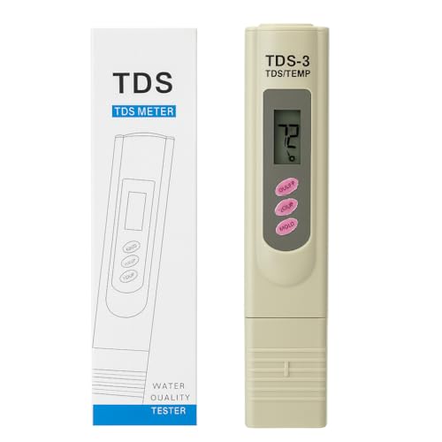 جهاز قياس جودة المياه مع قياس درجة الحرارة، شاشة رقمية، محمول باليد لاختبار مياه الشرب، أحواض السمك، حمامات السباحة، والزراعة المائية