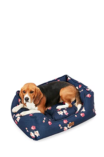 Image of Rosewood Joules Bircham Bloom Print Box Dog Bed, Large