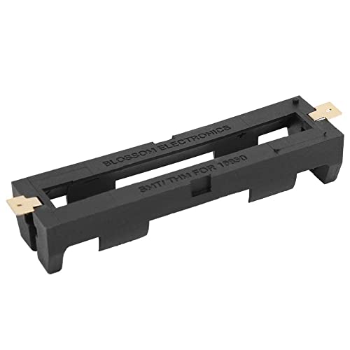 Miniatura 8 de 8 unids 18650 soporte de batería 3.7 V 18650 sola sección resistencia a altas temperaturas caja de contenedor de batería negro caja de