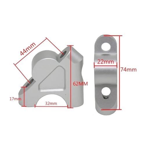 Elevador manillar 32 mm para R1200GS LC que reduce la fatiga vertical 3