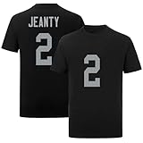 Ashton JEANTY Black 2# for Mens/Womens/Kid Football T-Shirt No Brand/Logos 100% Cotton