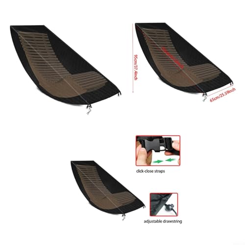 Funda para silla de jardín resistente al viento con protector de patio 5