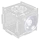 Isolation Box Breeder, Acryl Fischzuchtbox für Babyfische Garnelen(Einzelgitter klein Mini 6 * 6 * 6)