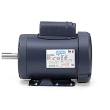 1 hp 1725 RPM 143T Frame TEFC 115/208-230 Volts Leeson Electric Motor # 120025