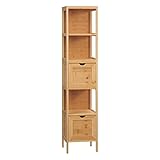 Kompakt: Dieser elegante Badezimmerschrank eignet sich perfekt für kleine Räume und wurde entwickelt, um Ecken in der Wohnung zu nutzen, die normalerweise nicht zur Verfügung stehen. Er kann in einer Ecke oder an einem anderen geeigneten Ort platziert werden, nimmt wenig Platz ein, trägt aber zu einem eleganten Wohnambiente bei und bietet gleichzeitig reichlich Stauraum.