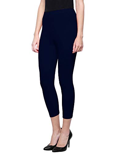 Image of Saundarya Calf Length Leggings for Women Sizes: Small Size (S /M) for 26-30 inches Waist, Regular Size (L /XL) for 30-36 inches Waist and Plus Size (2XL /3XL) for 36-40 inches Waist