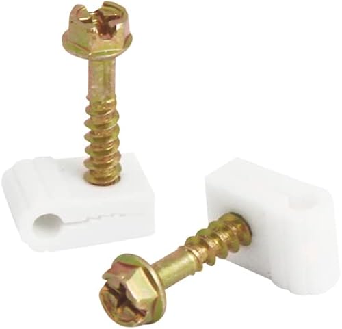 STEREN Clips coaxiales para cables - Soporte para cables - Clips de alambre - Clips laterales para colgar - Soporte de cable para escritorio -