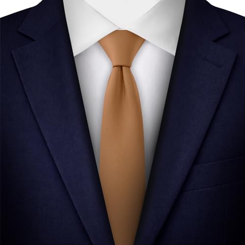 Image of Jacob Alexander Men's Skinny Width 2 inch Solid Color Tie