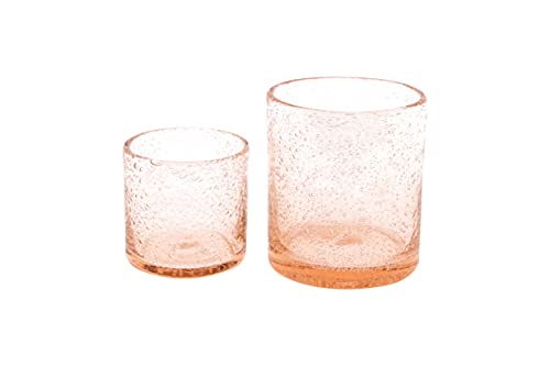 Dutz Votivlicht Bubbles | H 10 D 9 cm | apricot