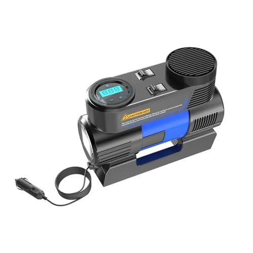 Gonfleur de pneus de voiture numérique 12V mini compresseur d'air portable