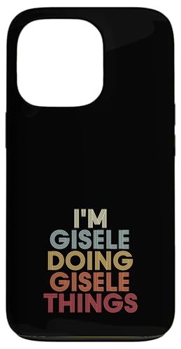 Gisele Name Gisele Personalized Name First Given �X�}�z�P�[�X iPhone 13 Pro �p