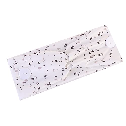 Genérico Capa De Gasa Fiesta Mujer Chal Fiesta Mujer Tonos Diadema Antiadherente Botón de Deportes Diadema Absorbente de Sudor Diadema elástica de Yoga Chal Mujer Fiesta Naranja Fular (B, One Size)