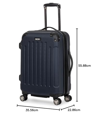 Image of Kenneth Cole Reaction Renegade Collection, Navy Blue, 20-Inch Carry On, Renegade Collection