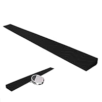 Rampe De Seuil De Porte De Garage, Rampes De Trottoir En Caoutchouc Antidérapantes Pour Voiture/Fauteuil Roulant/vélo/Planche à Roulettes/Moto (Noir, 90 X 25 X 10 Cm