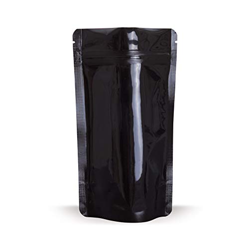 Elke - Bolsas de plástico (100 unidades, 110 x 185 cm), color negro