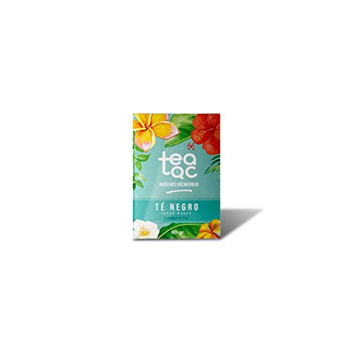 LA TETERA AZUL Te Negro Frío Sabor Mango. Infusión Fría En Polvo. Tea Tac. Caja Con 20 Sobres.