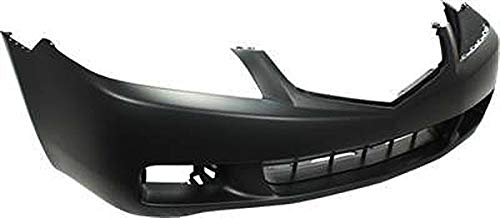 Evan Fischer Front Bumper Cover Fascia Compatible with 2004-2005 Acura TSX Primed With Fog Light Holes