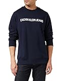 Calvin Klein Jeans Core Institutional Logo Sweatshirt, Sudadera para Hombre, Azul (Night Sky), L