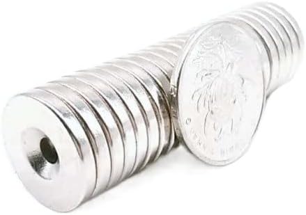 200Pcs 20mm*4mm-5mm Disc countersunk Magnetic 20x4mm with screw Hole 5mm 20x4-5mm 20 * 4-5 magnet