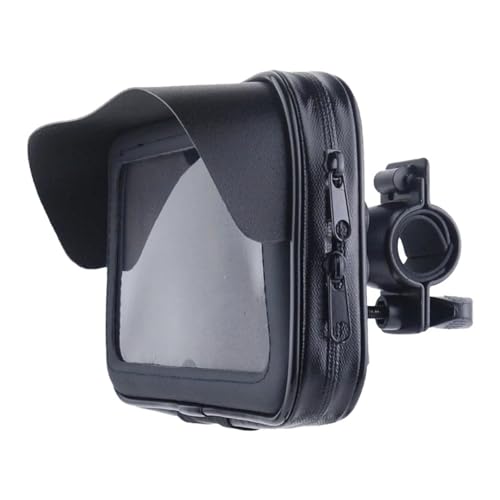Support téléphone pour vélo et moto avec pare-soleil anti-pluie et rotation 360 degrés