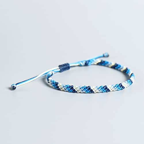 Image of Handmade Waterproof Waxed Thread Bracelet or Anklet - Unisex, Adjustable, Boho Bracelets, Friendship Bracelets, Minimalist Jewelry