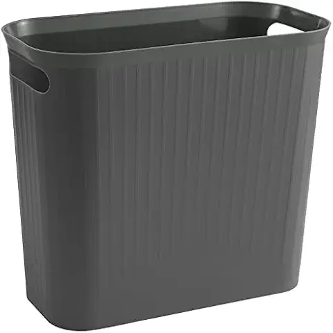 rejomiik Cubo de Basura delgado de 3.5 galones con asas Cover