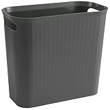 rejomiik Small Trash Can, 3.5 Gallon Garbage Can Slim Waste Basket Plastic Trash Bin Container with