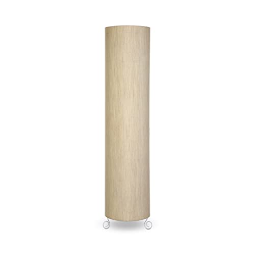 Image of Cotton Fabric Floor Lamp for Bedroom's Desk Lamp for LivingRoom, Bed Room, Office | Night Stand Dimmable Room Floor Lamp for Reading Corner Lamp | Bulb Included
