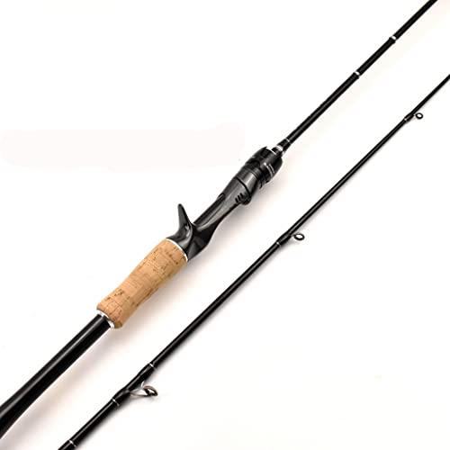Zhong 1.83M Caña de pescar M Power Solid Tips Carbon Lure Rod Spinning/Casting 4-28g Lure Weight Professional Pikes Fish Trucha Rod (Color : Caña de fundición), kjnva-118