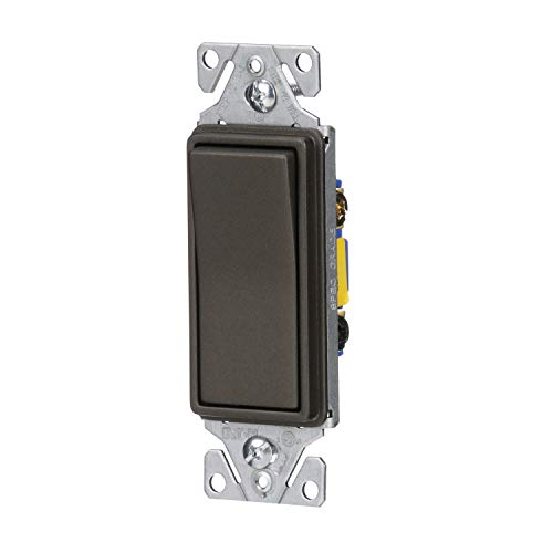 Image of Eaton 7503RB-K-L 3-Way Designer Switch, Oil Rubbed Bronzeoil Rubbed Bronze