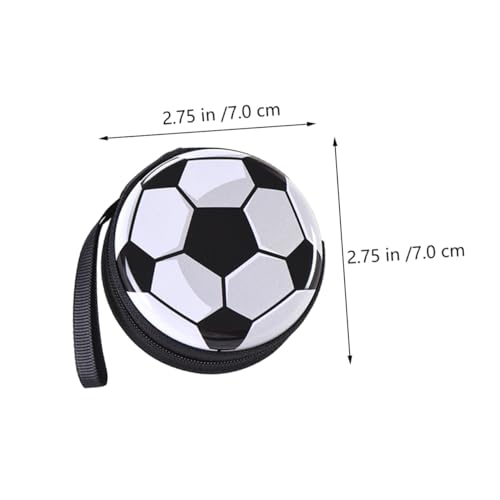 MAGICLULU 2pcs Soccer Ball Holder Coin Purse Tinplate Small Bag Change Purse for Girls Sports Tinplate Soccer Goodie Bag2