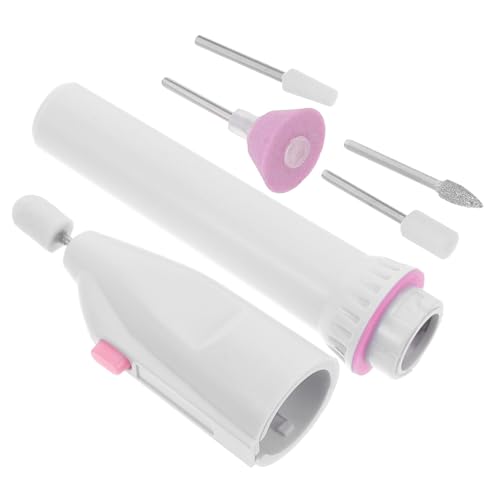 SOIMISS Pulidora de Uñas Eléctrica Portátil sin Batería y Silenciosa Herramienta de Manicura DIY para Profesional y Doméstico Duradera y Fácil de Usar