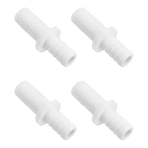 Image of SING F LTD 4Pcs Push Fit Water Pipe Connector 12mm to 10mm 3 /8 inch Hose Adaptor for Campervan Caravan Plumbing System