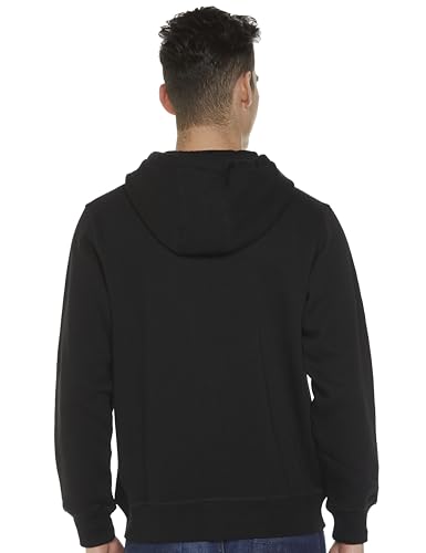Image of U.S. Polo Assn. Men's Solid Regular fit Sweatshirt, Cotton Blend, Hooded Neck