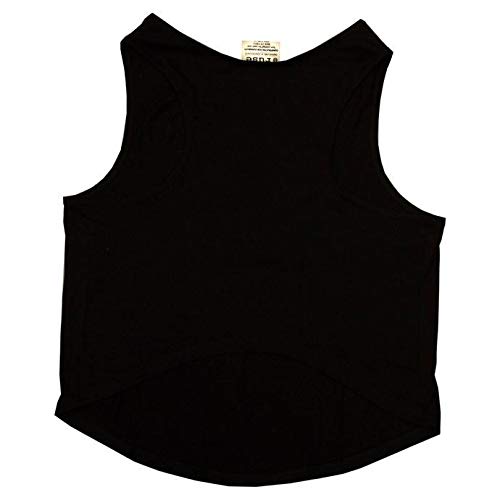 Ruse Bosspup Printed Round Neck Sleeveless Dog T-Shirt/Vest/Sando Tank Cotton Clothes for Pet/Apparel/Tees Gift for Dogs (Black, XL) (Full Grown Retrievers, Labs etc) 2
