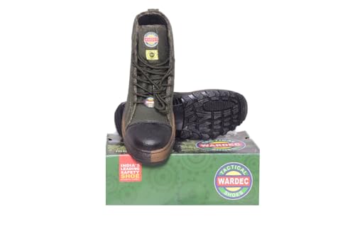 Image of Military Jungle Boots | Durable Tactical Combat Shoes for Outdoor,Injected PU Sole, Comfortable & Breathable Insole, Army & Trekking Use