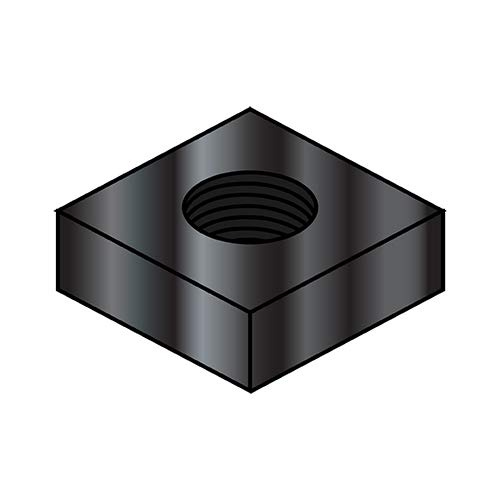 1/4-20 Square Machine Screw Nut Black Oxide (Pack Qty 3,000) BC-14NQB by Shorpioen